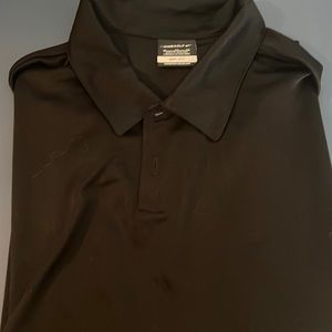 Black short sleeve black Nike golf polo shirt